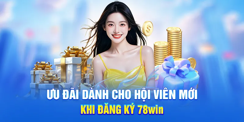 Đăng Ký 78WIN - Nhận Thưởng Nạp Đầu Và Khuyến Mãi Đặc Biệt 3 Ưu đãi dành cho hội viên mới khi đăng ký 78win